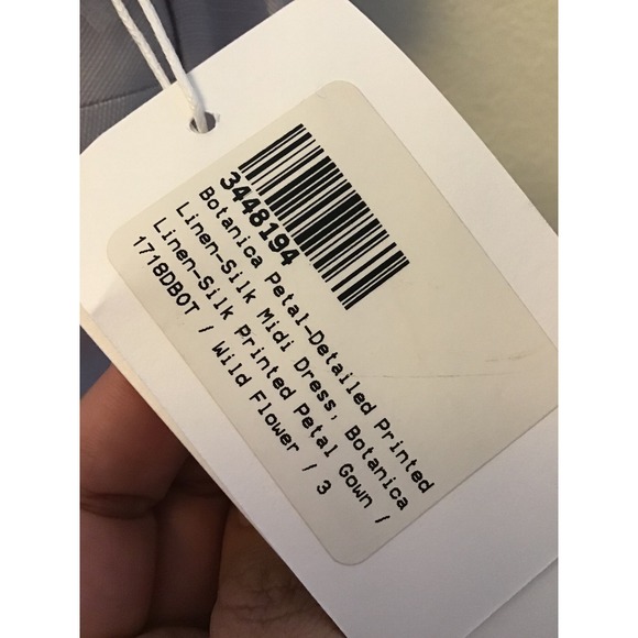 Zimmermann Wild Flower Botanica Petal Printed Linen-Silk Midi Dress Size 3 NWT - Picture 11 of 16